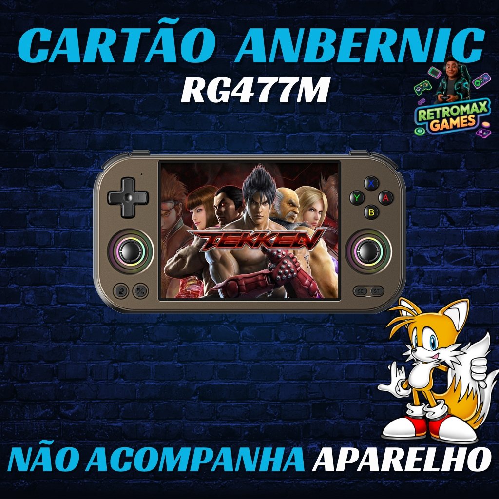 Cartão com Jogos para Anbernic RG477M
