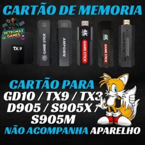 Cartão com Jogos para Game Stick GD10 / TX3 / TX9 / D905 / S905X / S905M