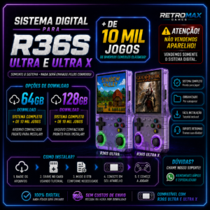 Sistema com Jogos para R36 ULTRA e ULTRA X (Download)