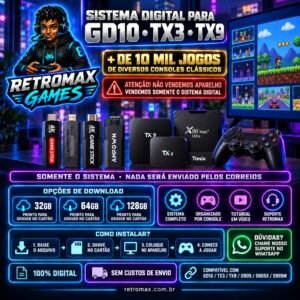 Sistema Atualizado para Game Stick GD10 / TX3 / TX9 / D905 / S905X / S905M (Download)